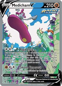 SWSH Evolving Skies: 186/203 - Medicham V (Alternate Full Art) (UR)