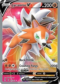 SWSH Evolving Skies: 187/203 - Lycanroc V (Full Art) (UR)