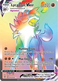 SWSH Evolving Skies: 213/203 - Lycanroc VMAX (Secret) (SR)