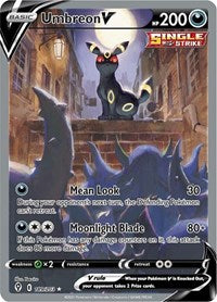SWSH Evolving Skies: 189/203 - Umbreon V (Alternate Full Art) (UR)