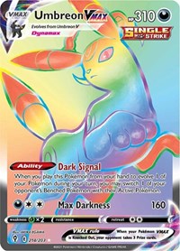 SWSH Evolving Skies: 214/203 - Umbreon VMAX (Secret) (SR)