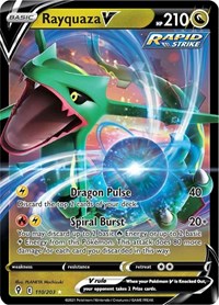 SWSH Evolving Skies: 110/203 - Rayquaza V (UR)