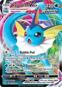 SWSH Evolving Skies: 030/203 - Vaporeon VMAX (UR)