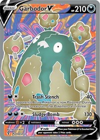 SWSH Evolving Skies: 190/203 - Garbodor V (Full Art) (UR)