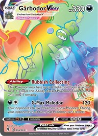 SWSH Evolving Skies: 216/203 - Garbodor VMAX (Secret) (SR)