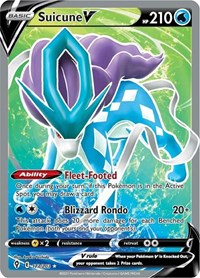 SWSH Evolving Skies: 173/203 - Suicune V (Full Art) (UR)