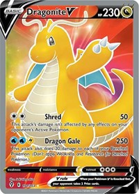 SWSH Evolving Skies: 191/203 - Dragonite V (Full Art) (UR)