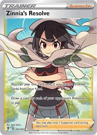 SWSH Evolving Skies: 203/203 - Zinnias Resolve (Full Art) (UR)