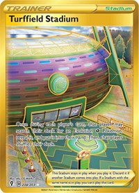 SWSH Evolving Skies: 234/203 - Turffield Stadium (Secret) (SR)