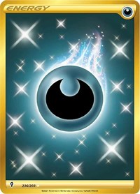 SWSH Evolving Skies: 236/203 - Darkness Energy (Secret) (SR)