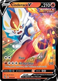 SWSH Fusion Strike: 044/264 - Cinderace V  (UR)