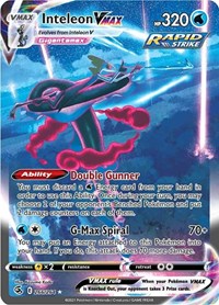 SWSH Fusion Strike: 266/264 - Inteleon VMAX (Alternate Art Secret) (SR)