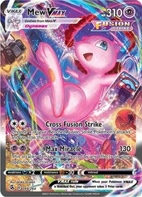 SWSH Fusion Strike: 269/264 - Mew VMAX (Alternate Art Secret) (SR)