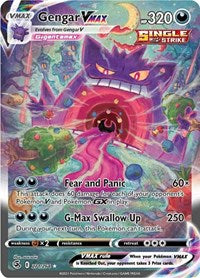SWSH Fusion Strike: 271/264 - Gengar VMAX (Alternate Art Secret) (SR)