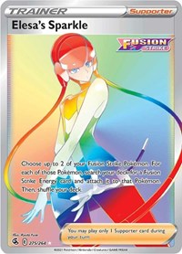 SWSH Fusion Strike: 275/264 - Elesas Sparkle (Secret) (SR)