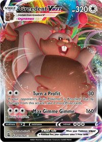 SWSH Fusion Strike: 218/264 - Greedent VMAX (UR)