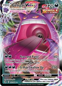SWSH Fusion Strike: 157/264 - Gengar VMAX (UR)