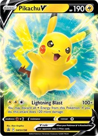 SWSH198 - Pikachu V  SWSH