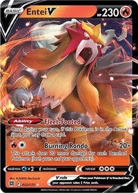 SWSH Brilliant Stars: 022/172 - Entei V (UR)