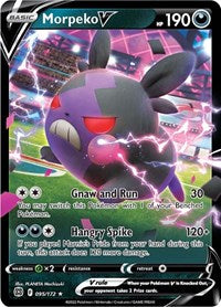 SWSH Brilliant Stars: 095/172 - Morpeko V (UR)