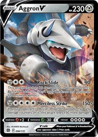 SWSH Brilliant Stars: 096/172 - Aggron V (UR)