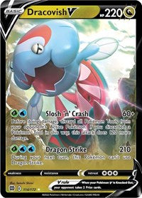 SWSH Brilliant Stars: 114/172 - Dracovish V (UR)