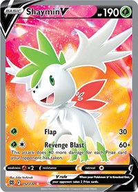 SWSH Brilliant Stars: 152/172 - Shaymin V (Full Art) (UR)
