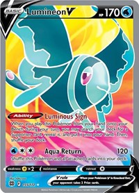 SWSH Brilliant Stars: 155/172 - Lumineon V (Full Art) (UR)