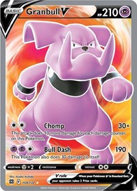 SWSH Brilliant Stars: 159/172 - Granbull V (Full Art) (UR)
