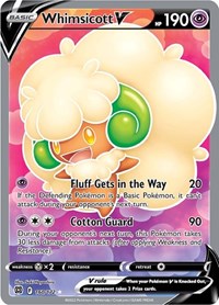 SWSH Brilliant Stars: 160/172 - Whimsicott V (Full Art) (UR)