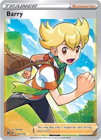 SWSH Brilliant Stars: 167/172 - Barry (Full Art) (UR)