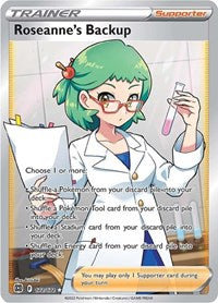 SWSH Brilliant Stars: 172/172 - Roseannes Backup (Full Art) (UR)
