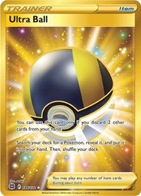SWSH Brilliant Stars: 186/172 - Ultra Ball (Secret) (SR)