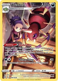SWSH Brilliant Stars Trainer Gallery: TG09/TG30 - Ariados (UR)