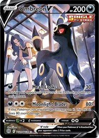 SWSH Brilliant Stars Trainer Gallery: TG22/TG30 - Umbreon V (UR)