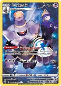 SWSH Brilliant Stars Trainer Gallery: TG06/TG30 - Dusknoir (UR)