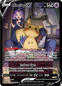 SWSH Brilliant Stars Trainer Gallery: TG16/TG30 - Mimikyu V (UR)
