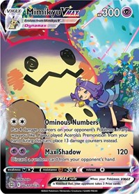 SWSH Brilliant Stars Trainer Gallery: TG17/TG30 - Mimikyu VMAX (UR)