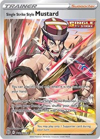 SWSH Brilliant Stars Trainer Gallery: TG28/TG30 - Single Strike Style Mustard (UR)