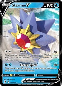 SWSH Astral Radiance: 030/189 - Starmie V (UR)
