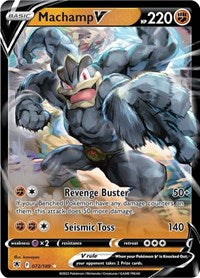 SWSH Astral Radiance: 072/189 - Machamp V (UR)