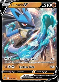 SWSH Astral Radiance: 078/189 - Lucario V (UR)