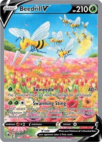 SWSH Astral Radiance: 161/189 - Beedrill V (Alternate Full Art) (UR)