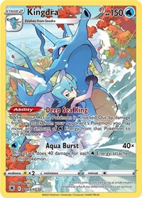 SWSH Astral Radiance Trainer Gallery: TG03/TG30 - Kingdra (UR)