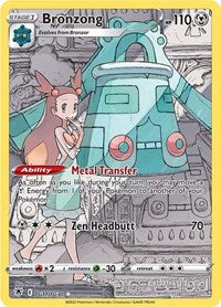 SWSH Astral Radiance Trainer Gallery: TG11/TG30 - Bronzong (UR)