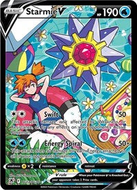 SWSH Astral Radiance Trainer Gallery: TG13/TG30 - Starmie V (UR)