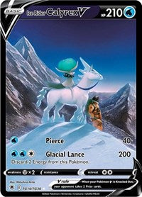 SWSH Astral Radiance Trainer Gallery: TG14/TG30 - Ice Rider Calyrex V (UR)