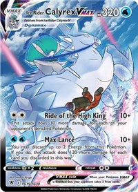 SWSH Astral Radiance Trainer Gallery: TG15/TG30 - Ice Rider Calyrex VMAX (UR)