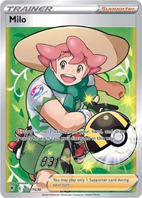 SWSH Astral Radiance Trainer Gallery: TG27/TG30 - Milo (UR)