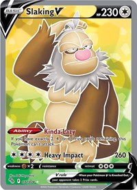 SWSH Pokémon GO: 077/078 - Slaking V (Full Art) (UR)